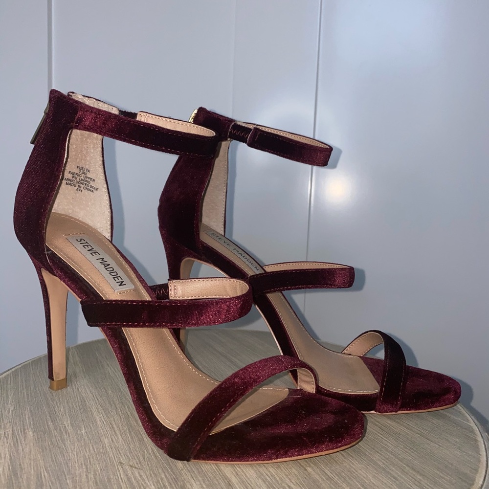Steve Madden Velvet Heels